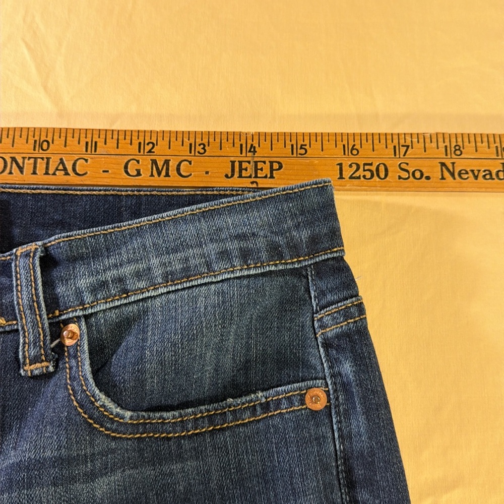 Lucky brand jeans women’s easy rider size 8/29 medium wash stretch waist - Picture 4 of 8